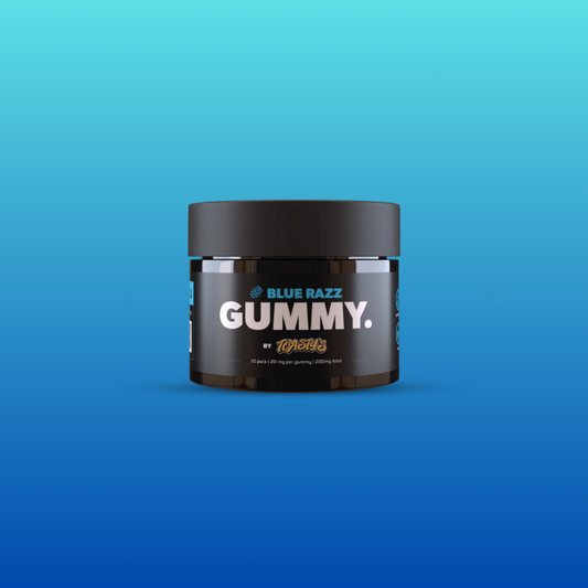 THC Blue Raspberry Gummies